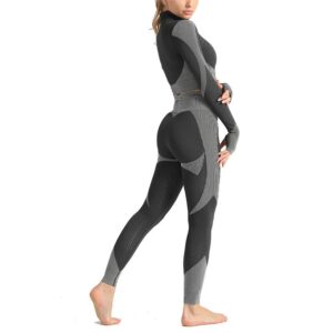 2/3Pcs Seamless Yoga Set Gym Fitness Clothing Women Yoga Suit Sportswear Female Workout Leggings Top Sport Clothes Training Suit 5