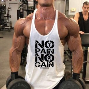 Bodybuilding gym sleeveless shirt 3